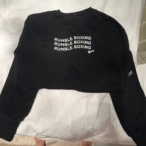 Rumble boxing cropped sweatshirt